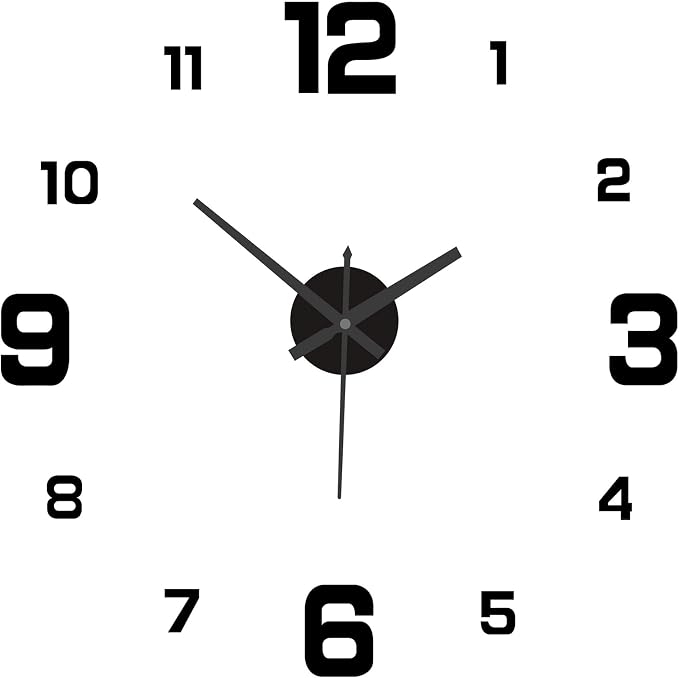 DIY 3D wall clock